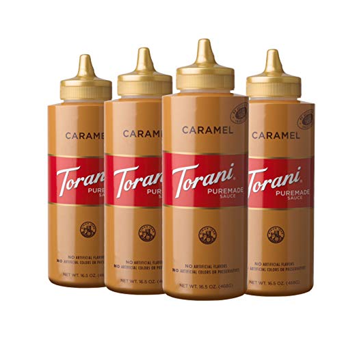 Torani Puremade Sauce, Caramel, 16.5 Ounces