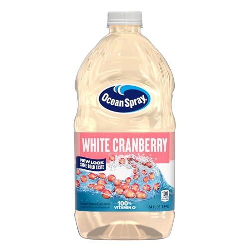 Ocean Spray White Cranberry Juice Drink, 64 Fl Oz (Pack of 4)
