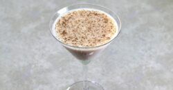 Almond Grove cocktail sprinkled with nutmeg