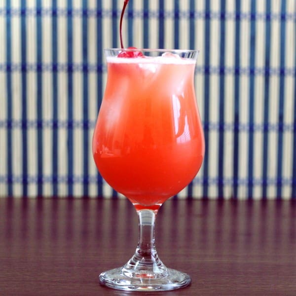 Banilla Splash drink with cherry