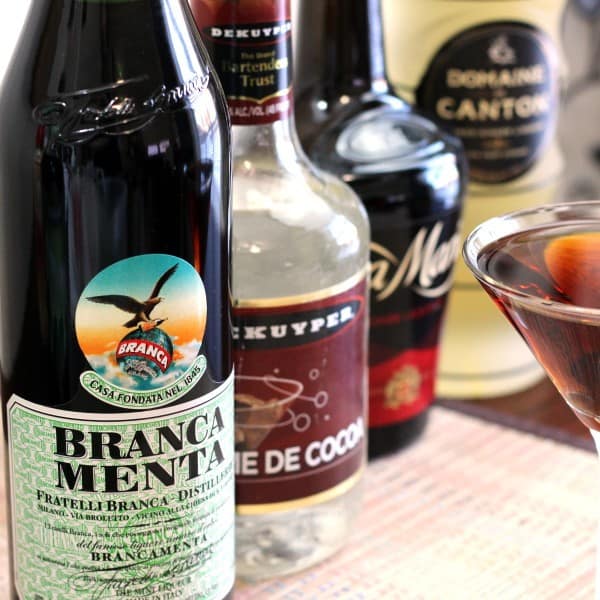 Bottles of liquor found in Branca Menta Hopper drink