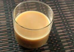 Brown Eye Opener drink in short glass