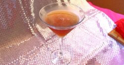 Butterscotch Truffle Martini in glass