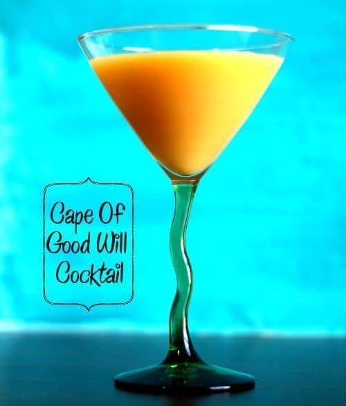 Cape of Good Will drink in cocktail glass