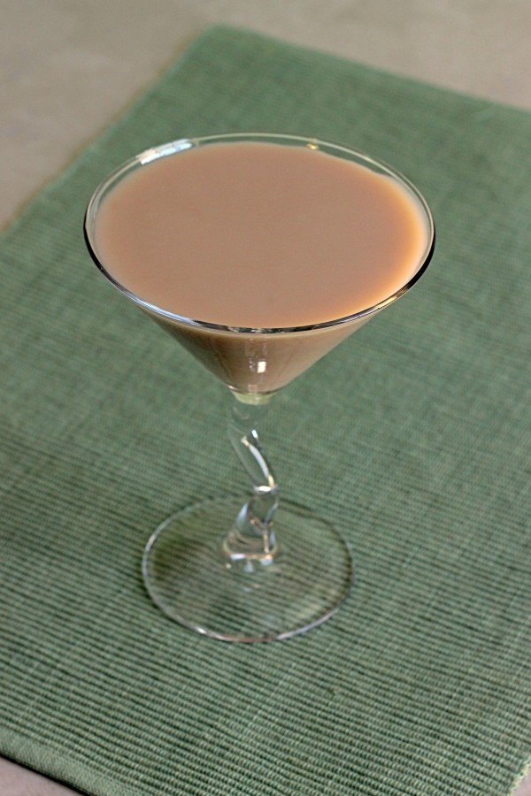 Chocolate Heaven Martini in cocktail glass