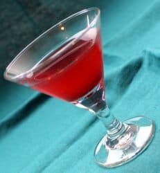 Cramit drink in cordial glass