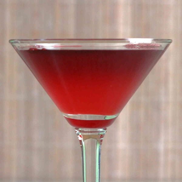 Close up view of Crimson Cocktail
