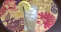 Electric Fuzzy drink with lemon slice