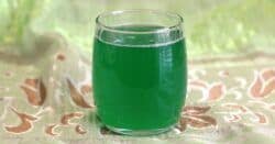 Emerald green Evergreen Cocktail
