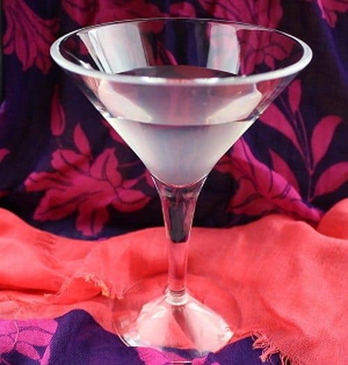 Fallen Angel drink in cocktail glass