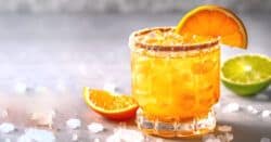 Flying Squirrel drink with orange slice