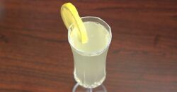 French 75 cocktail in flute