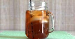 Full moon drink in mason jar glass