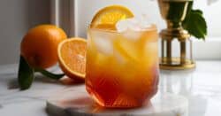 General Cocktail with orange slice