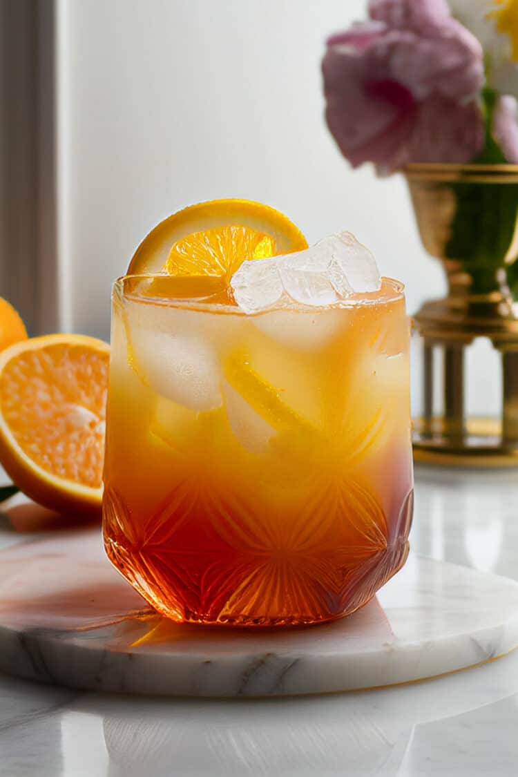 General Cocktail with orange slice