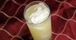 Harvey Wallbanger drink in tall glass