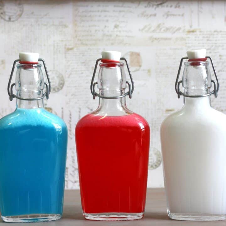 Independence Day Skittles Vodka in flasks