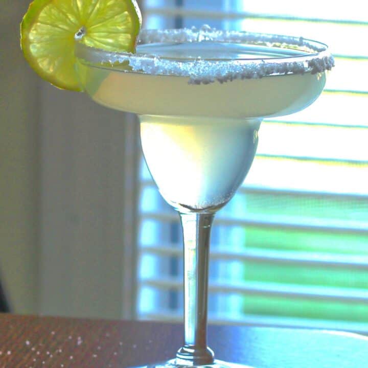 Jimmy Buffett Margaritaville Perfect Margarita with lime squeeze