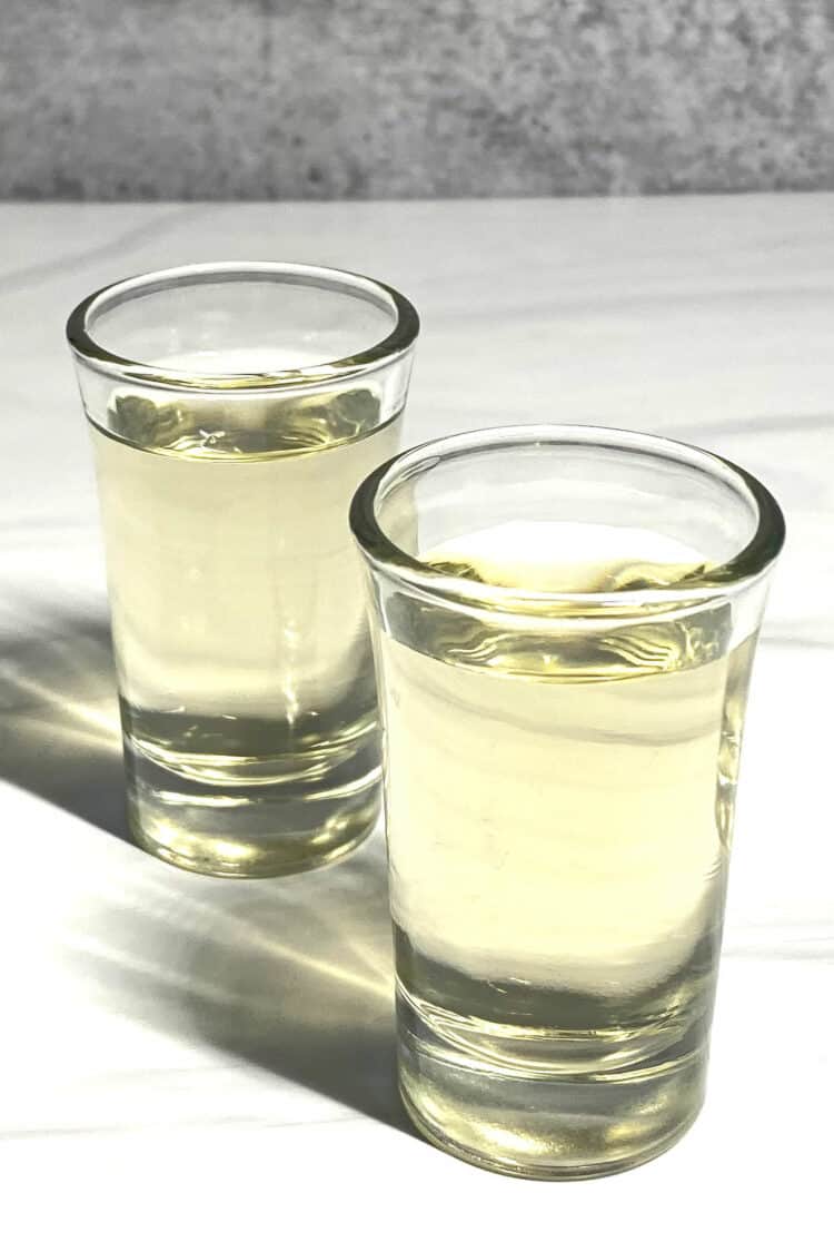 Keremiki drinks in shot glass