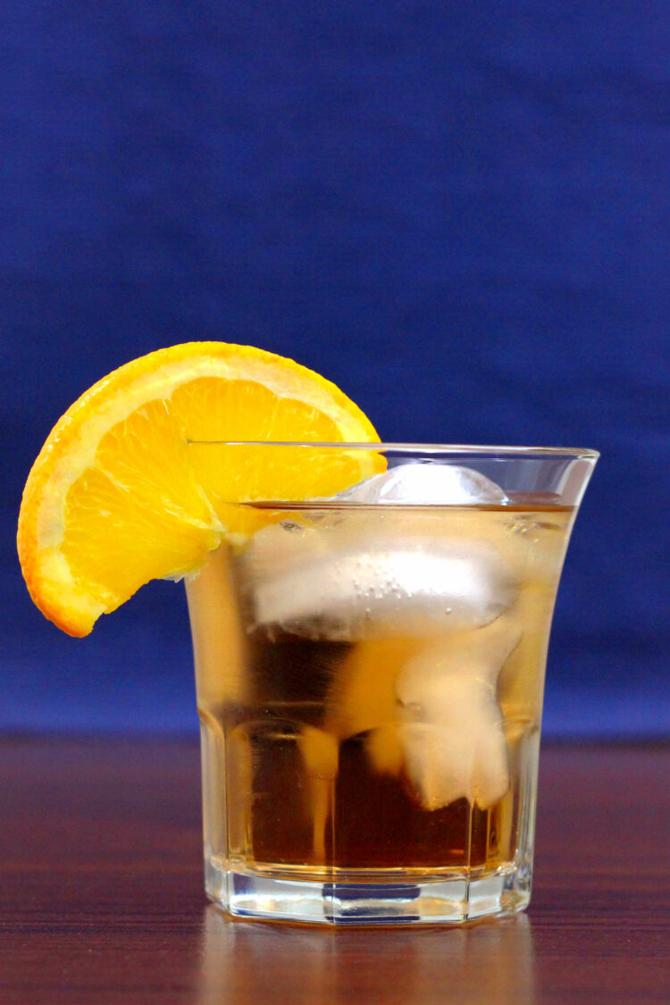 King of Noble drink with orange slice