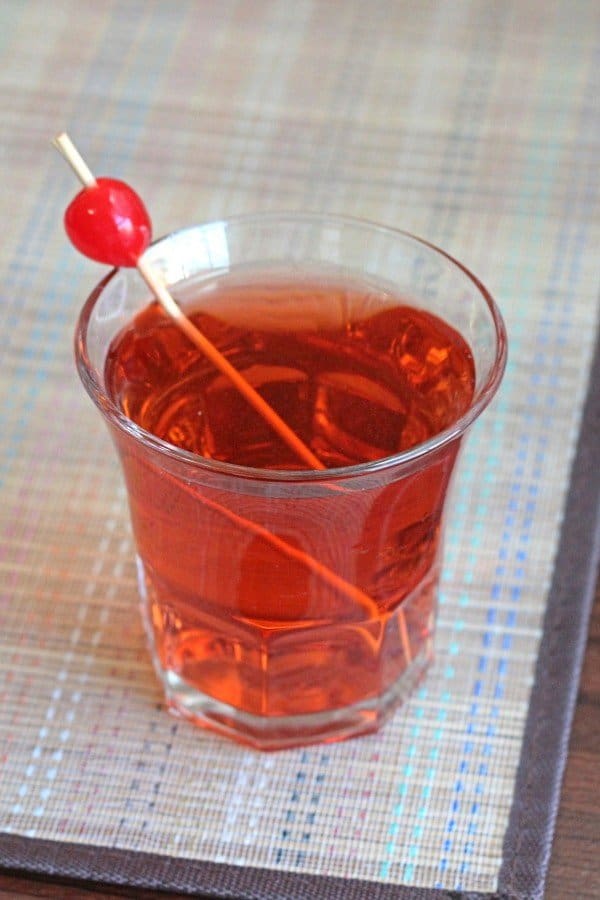 Laffy Taffy drink with cherry