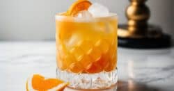 Lanette drink with orange slice