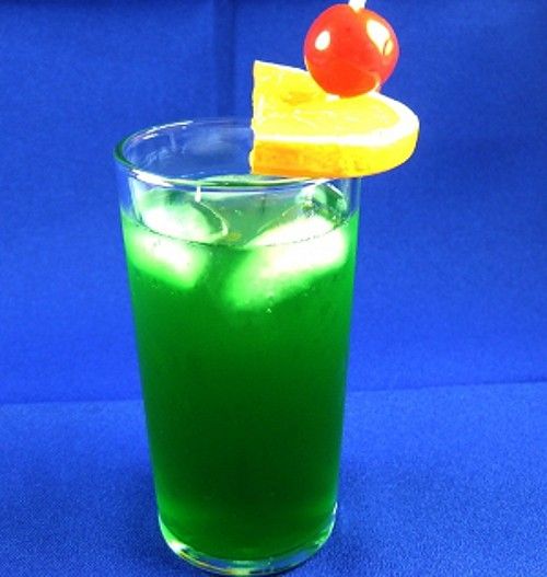 Leap Frog drink with cherry and orange