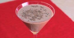 Magic Flute drink with chocolate sprinkles