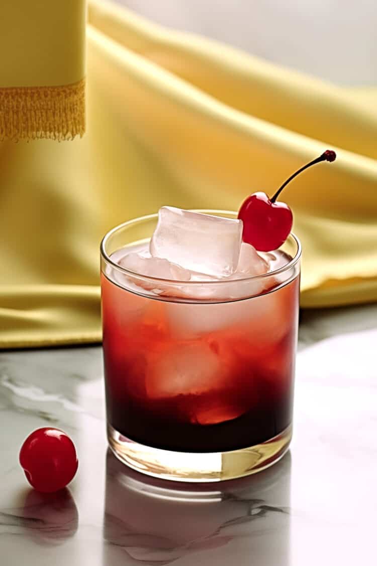 Mandeville drink with a cherry