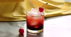Mandeville drink with a cherry