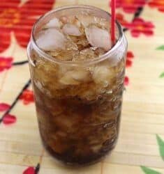 Mir drink recipe in short glass with crushed ice