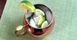 Moscow Mule in copper mug