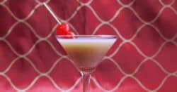 Romance Cocktail with cherries