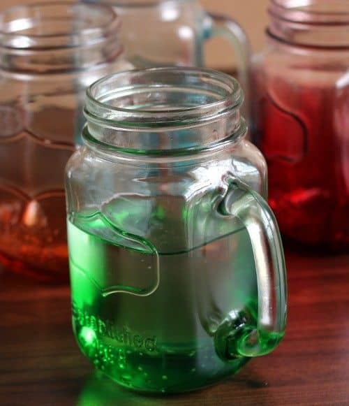 Russian Funk drink in mason jar glass