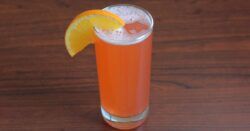 South Beach cocktail with orange