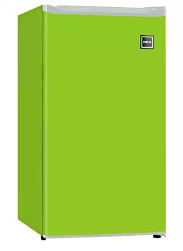 RCA RFR321-FR320/8 IGLOO Mini Refrigerator, 3.2 Cu Ft Fridge, Lime
