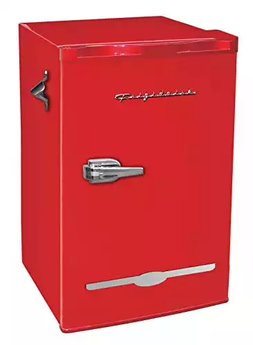 Frigidaire Retro Mini Fridge Refrigerator with Freezer