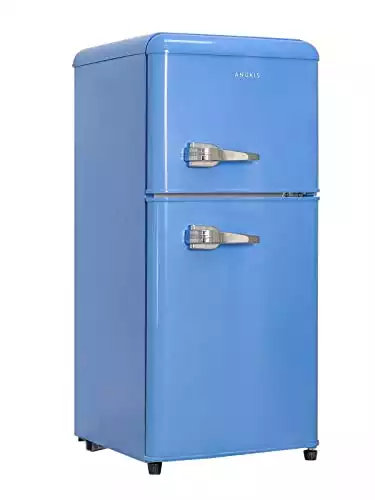 Anukis Compact Refrigerator with Freezer