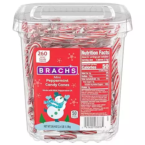 Brach's Mini Candy Canes Tub,